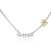 Gargantilla Mini Ama Plata y Dorado*Eguzkilore Discount