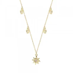 Gargantilla Oro Motivos con Brillantes*Eguzkilore Sale
