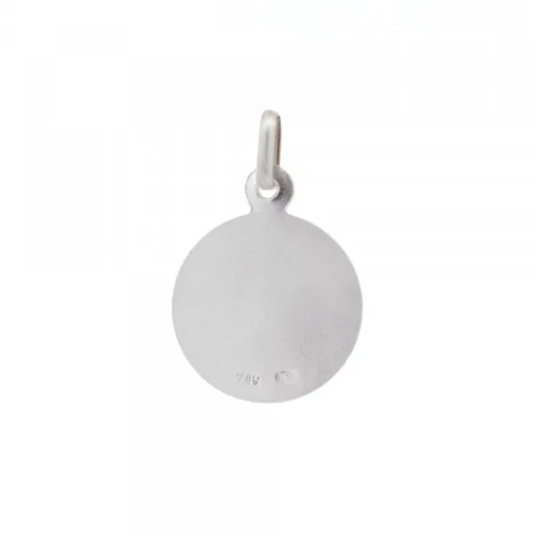 Medalla Mini Virgen Blanca Plata 17mm*Eguzkilore Sale