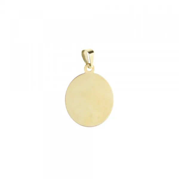 Medalla Ovalada Virgen Niña Oro 18mm*Eguzkilore Outlet