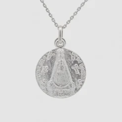 Medalla Virgen Begoña Plata 20mm*Eguzkilore Hot