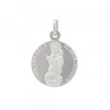 Medalla Virgen Blanca Plata 20mm*Eguzkilore Clearance