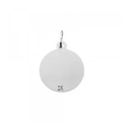 Medalla Virgen Blanca Plata 20mm*Eguzkilore Clearance