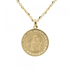 Medalla Virgen del Carmen de Plata Dorada Personalizable*Eguzkilore Best