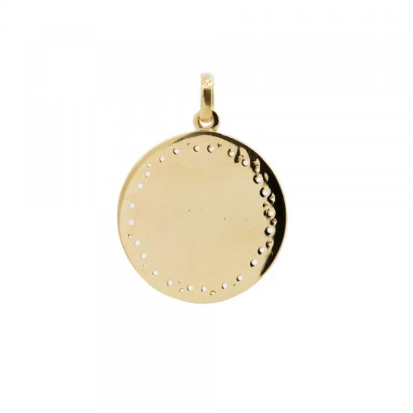 Medalla Virgen del Carmen de Plata Dorada Personalizable*Eguzkilore Best