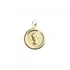 Medalla Virgen Niña Oro 15mm Personalizable*Eguzkilore Online