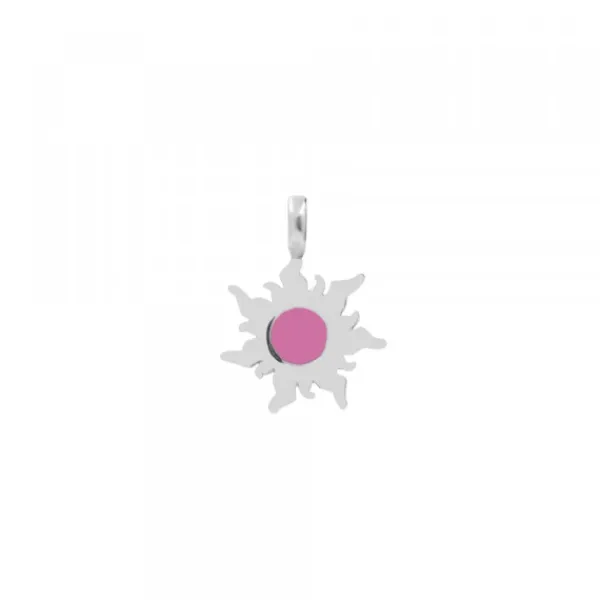 Mini Colgante Mountain Plata Esmalte Rosa*Eguzkilore Hot