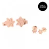 Pack Dúo Pendientes Oro Rosa*Eguzkilore Hot