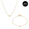 Pack Gargantilla y Pulsera Oro*Eguzkilore Discount