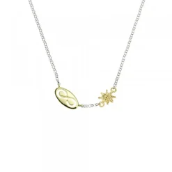 Pack Madre e Hija Gargantilla Infinito de Plata Dorada*Eguzkilore Clearance