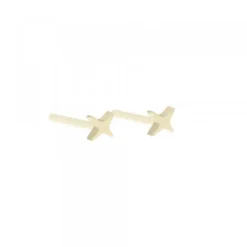 Pack Piercings Estrella 4 Puntas Plata 4 Uds*Eguzkilore Clearance