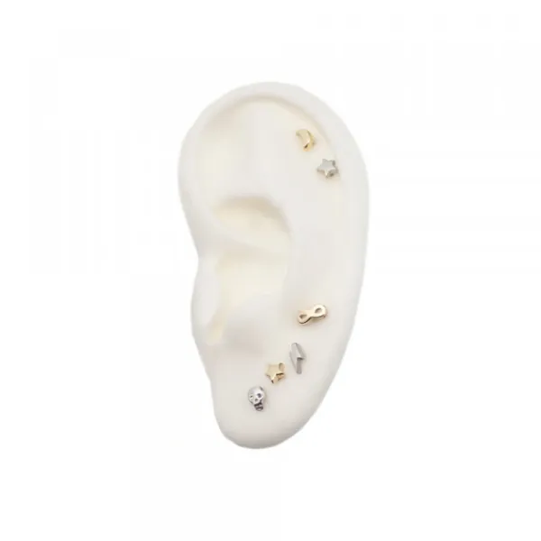 Pack Piercings Infinito Plata 4 Uds*Eguzkilore Discount