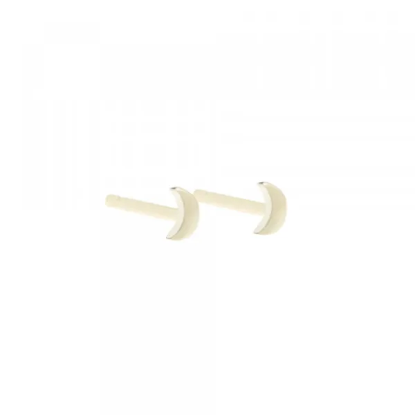 Pack Piercings Media Luna Plata 4 Uds*Eguzkilore Best