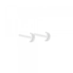 Pack Piercings Media Luna Plata 4 Uds*Eguzkilore Best