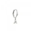 Pendiente Aro Cripa Inicial Plata 11mm*Eguzkilore Clearance