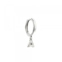 Pendiente Aro Cripa Inicial Plata 11mm*Eguzkilore Clearance