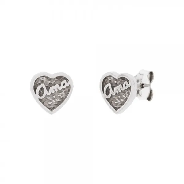 Pendientes Ama Corazón Plata*Eguzkilore Discount