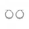 Pendientes Aro Bolitas Rutenio 20mm*Eguzkilore Discount