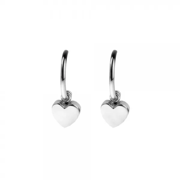Pendientes Aro Corazón Plata*Eguzkilore Discount