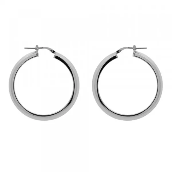 Pendientes Aro de Plata 30mm*Eguzkilore Online