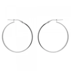Pendientes Aro de Plata 32mm*Eguzkilore Online