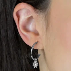 Pendientes Aro Plata 20mm*Eguzkilore Outlet