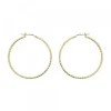 Pendientes Aro Entorchado Plata Dorada 45mm*Eguzkilore Discount