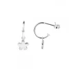 Pendientes Aro Flor de plata*Eguzkilore Sale