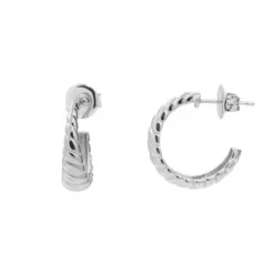 Pendientes Aro Grecia Plata 20mm*Eguzkilore Outlet