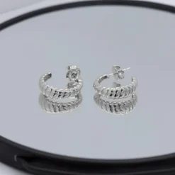 Pendientes Aro Grecia Plata 20mm*Eguzkilore Outlet