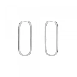 Pendientes Aro Hoop Plata 30mm*Eguzkilore Online