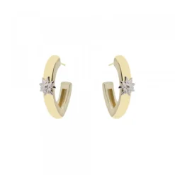 Pendientes Aro Olatu Plata Dorada*Eguzkilore Sale