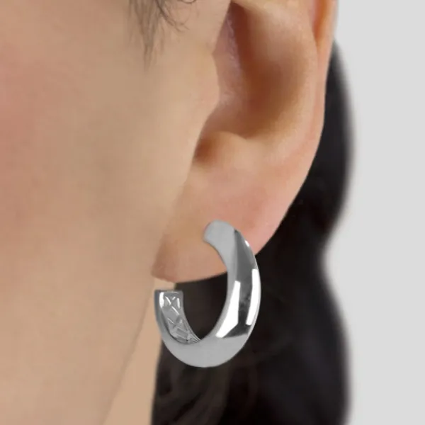 Pendientes Aro Plata 18mm*Eguzkilore Best