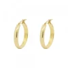 Pendientes Aros Plata Dorada 24mm*Eguzkilore New