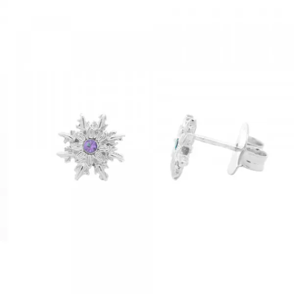 Pendientes Basic Colors Plata y Amatista*Eguzkilore Discount