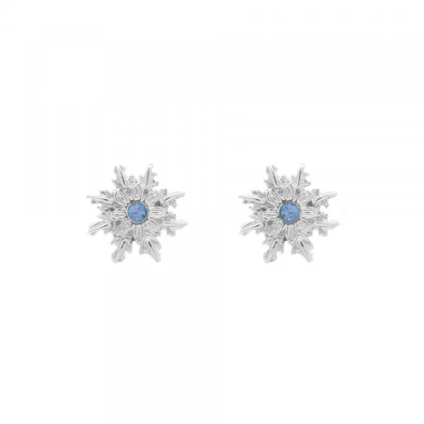 Pendientes Basic Colors Plata y Circonita Azul*Eguzkilore New