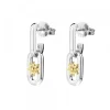 Pendientes Bayona Largos Plata*Eguzkilore