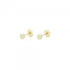 Pendientes Bebé Bola Oro Amarillo 3mm*Eguzkilore Outlet