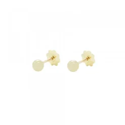 Pendientes Bebé Bola Oro 4mm*Eguzkilore Online