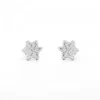 Pendientes Bebé Oro Blanco y Diamante 5mm*Eguzkilore Best