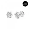 Pendientes bebé Oro Blanco 6,5mm*Eguzkilore Online
