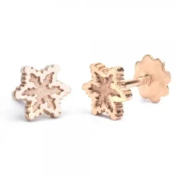 Pendientes Bebé Oro Rosa 6,5mm*Eguzkilore Outlet