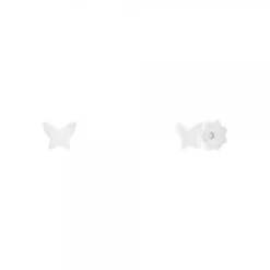 Pendientes Bebé Mariposa Oro Blanco 4mm*Eguzkilore Discount