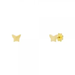 Pendientes Bebé Mariposa Oro 4mm*Eguzkilore Sale