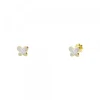 Pendientes Bebé Mariposa Oro y Circonitas 6mm*Eguzkilore Hot