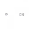 Pendientes Bebé Oro Blanco y Circonita 3,5mm*Eguzkilore Discount