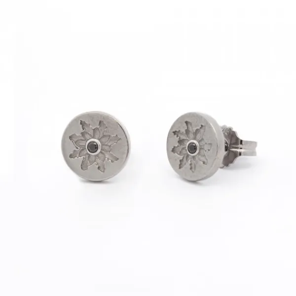 Pendientes Black Rutenio y Circonita Negra*Eguzkilore Sale