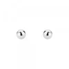 Pendientes Bola Oro Blanco 5mm*Eguzkilore Best