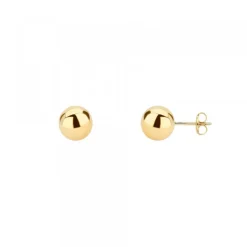 Pendientes Bola Oro 5mm*Eguzkilore Clearance