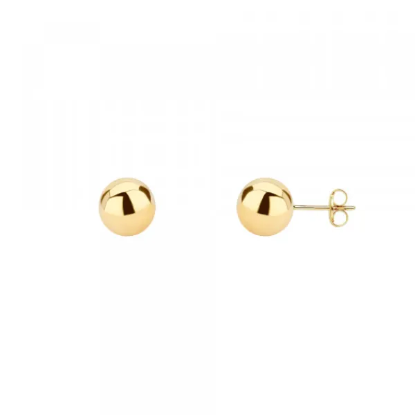 Pendientes Bola Oro 5mm*Eguzkilore Clearance